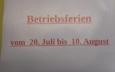 Unser Sommerurlaub …..